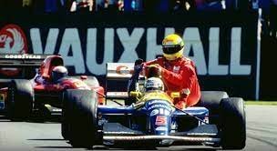 A carona de Nigel MANSELL para Ayrton Senna