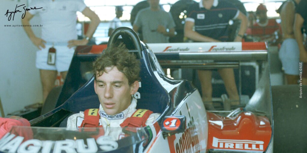 Ayrton Senna e a sua estreia na F1