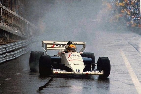 Ayrton Senna no GP de Mônaco 1984