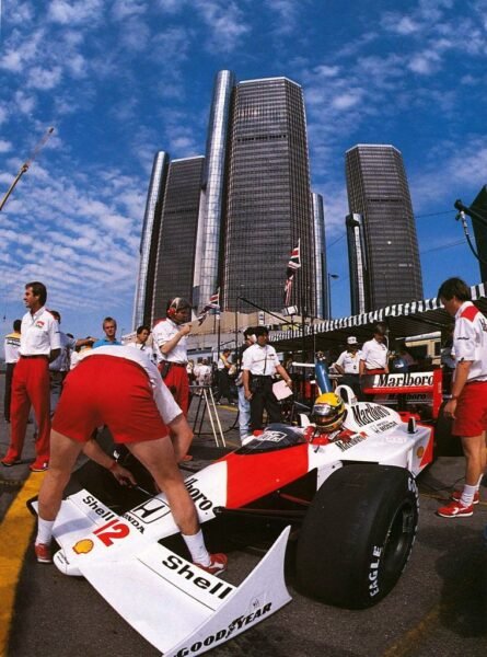 Ayrton Senna, a terceira vitória em Detroit 1988