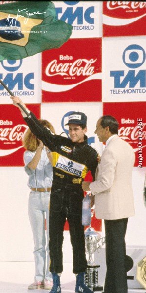 Ayrton Senna; Um segundo lugar com sabor de vitória em Jacarepaguá 1986