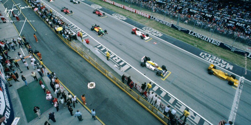 Ayrton Senna GP de San Marino 1987