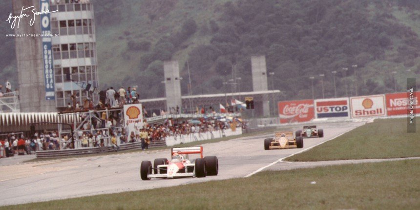 Ayrton Senna, a primeira corrida pela McLaren; GP de Jacarepaguá 1988
