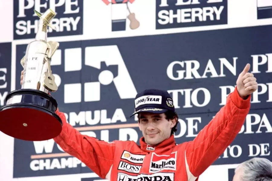 Ayrton Senna vence o GP da Espanha 1989