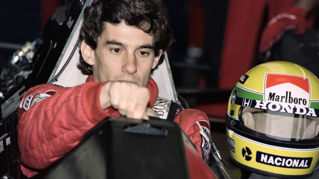 Ayrton Senna. a decisão de continuar na Fórmula 1; fim do suspense
