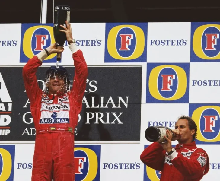 Ayrton Senna vence o GP da Austrália 1991