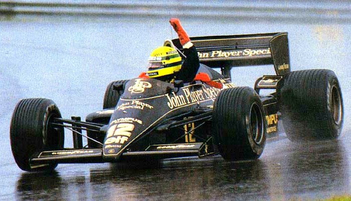 Ayrton Senna GP de Portugal 1985 a primeira vitória