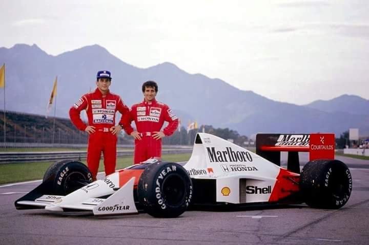 O duelo de Ayrton Senna e Alain Prost