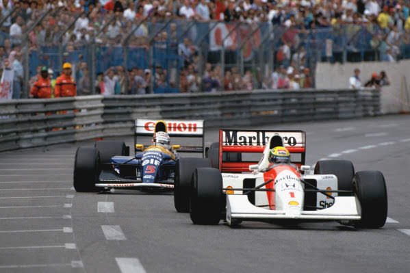 A batalha de Ayrton Senna e Nigel Mansell em Mônaco 1992