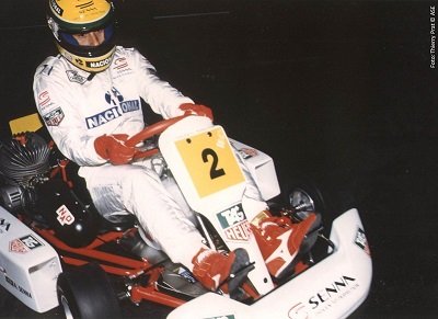 Ayrton Senna no kart, o último duelo com Prost