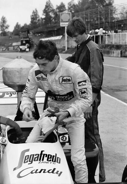 Ayrton Senna o início na Fórmula 1 com a equipe Toleman