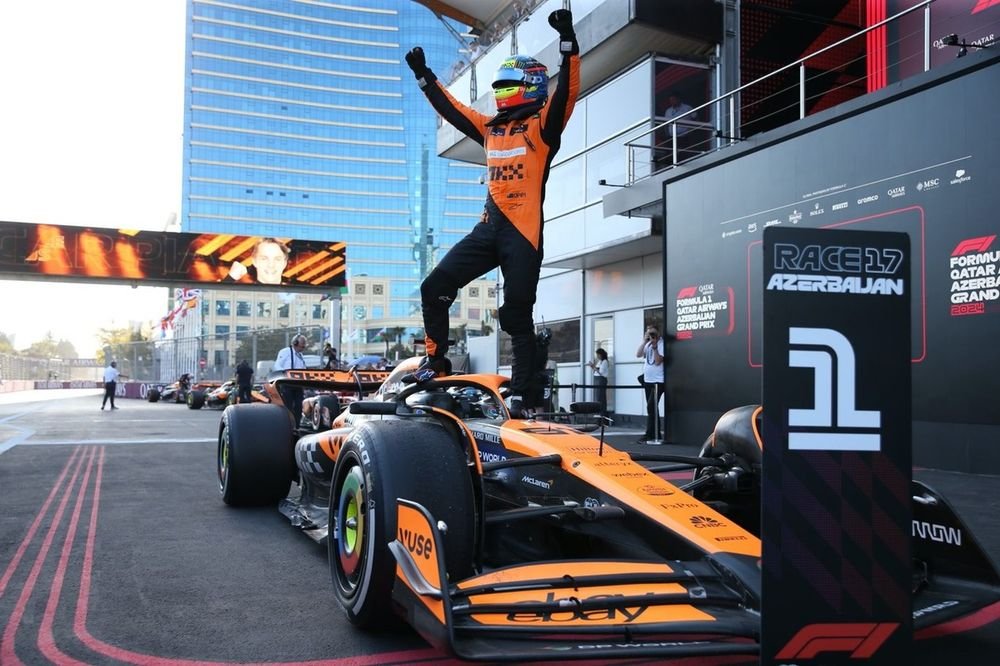 OSCAR PIASTRI VENCE A CORRIDA DO GP DE AZERBAIJÃO DE 24, COM UMA CORRIDA ELETRIZANTE