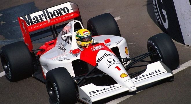 McLaren MP4/6 carro pilotado pelo Senna em 1991, vai a leilão.