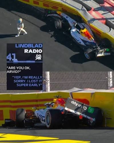 Arvid Lindblad bate novamente no TL2, agora em Baku. Após acidente em Madri, jovem piloto da Racing Bulls começa a enfrentar pressão na Red Bull.