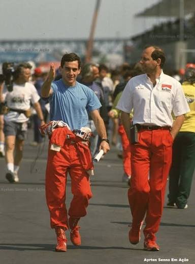 Uma aposta feita antes de uma das grandes vitórias de Senna