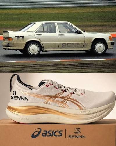 ASICS Senna, Ayrton Senna, GEL-NIMBUS 28 SENNA, tênis Senna, lançamento ASICS 2026.